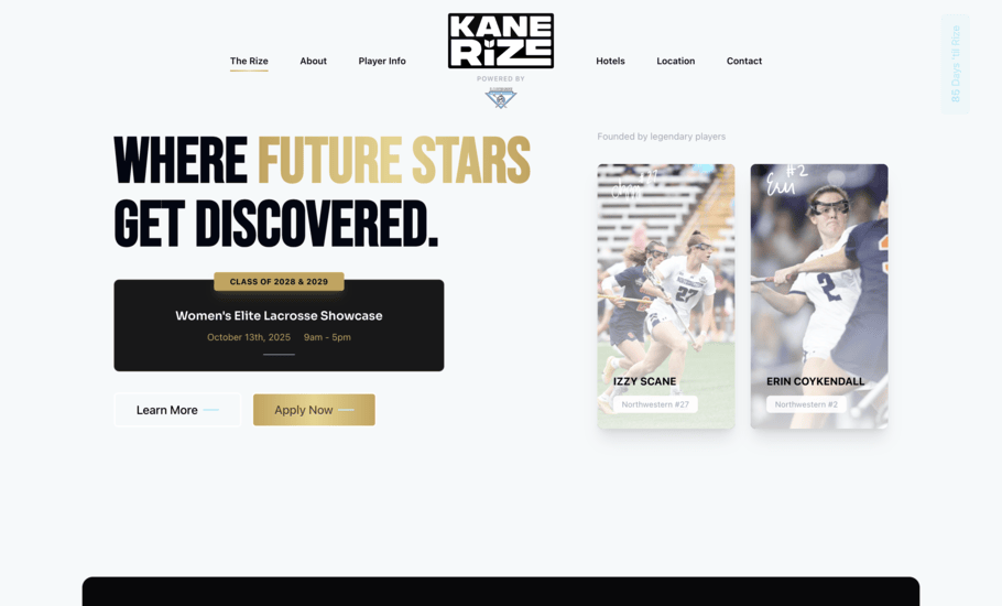 Showcase image for The Rize Lacrosse
